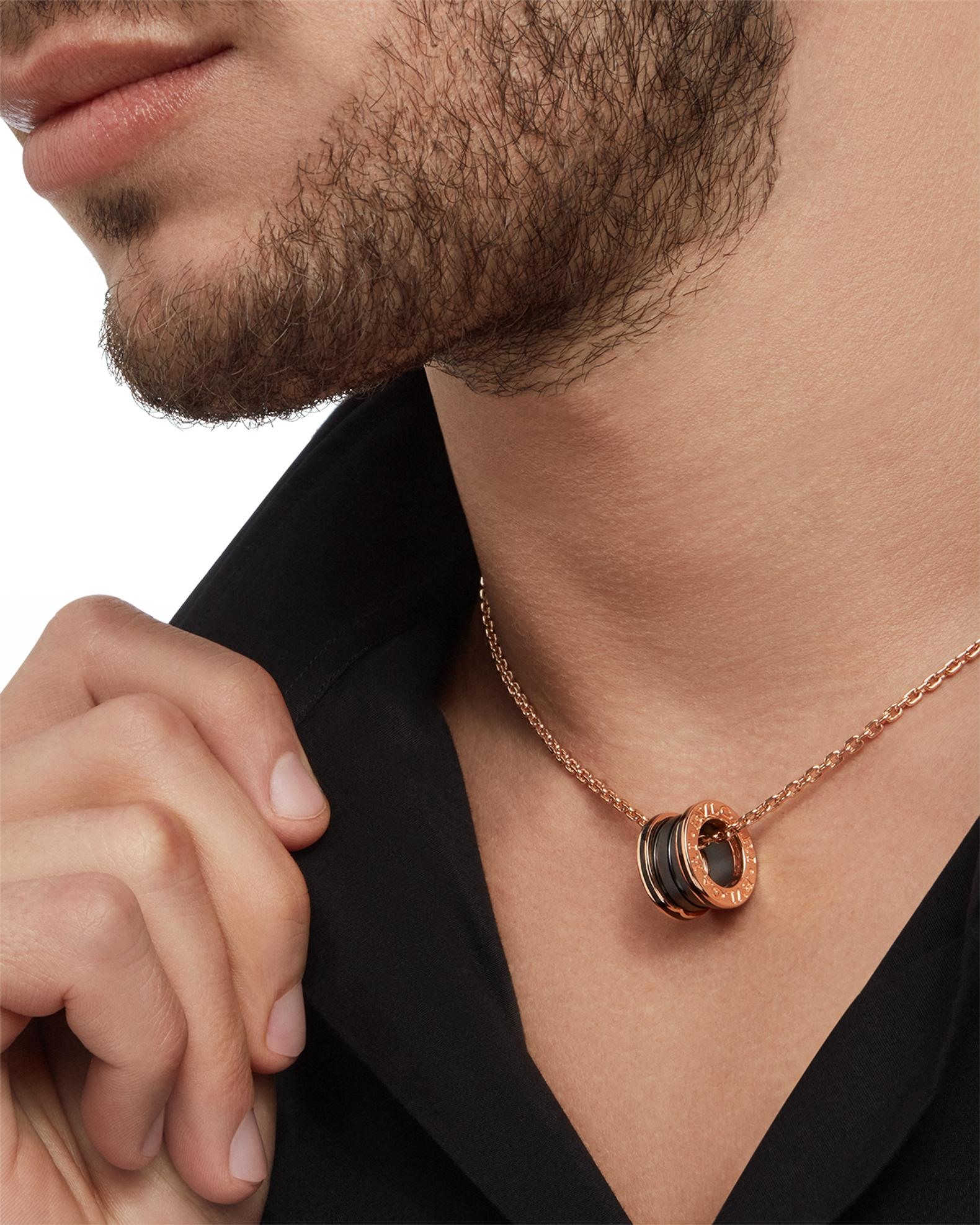 Bulgari B.zero1 Pendant Necklace (Black Ceramic) product image