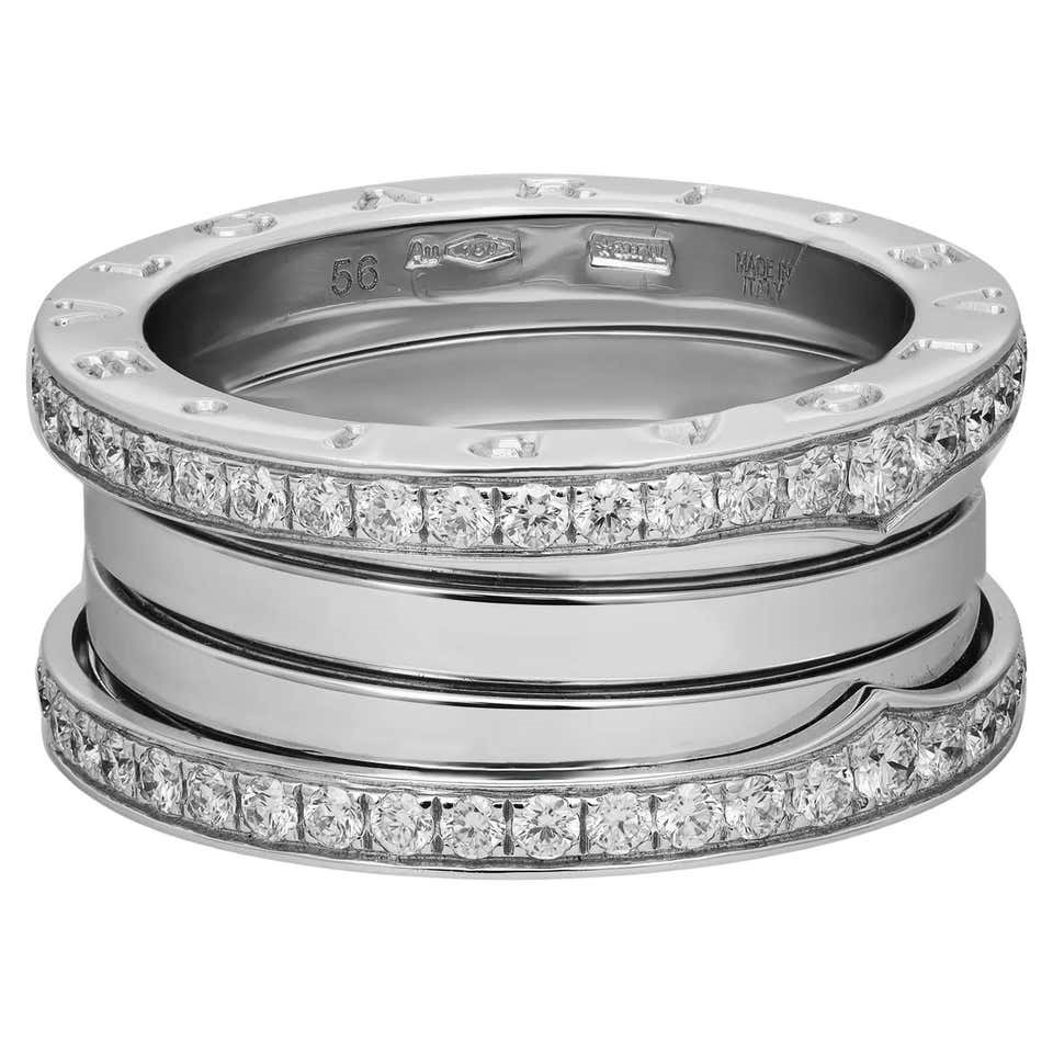 Bulgari B.zero1 Ring (Black Ceramic, Silver-Tone) product image