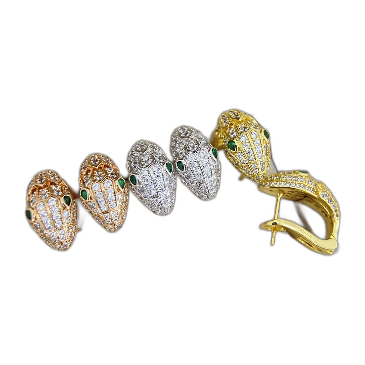 Bvlgari Serpenti Viper Multicolor Gemstone Pave Ring product image