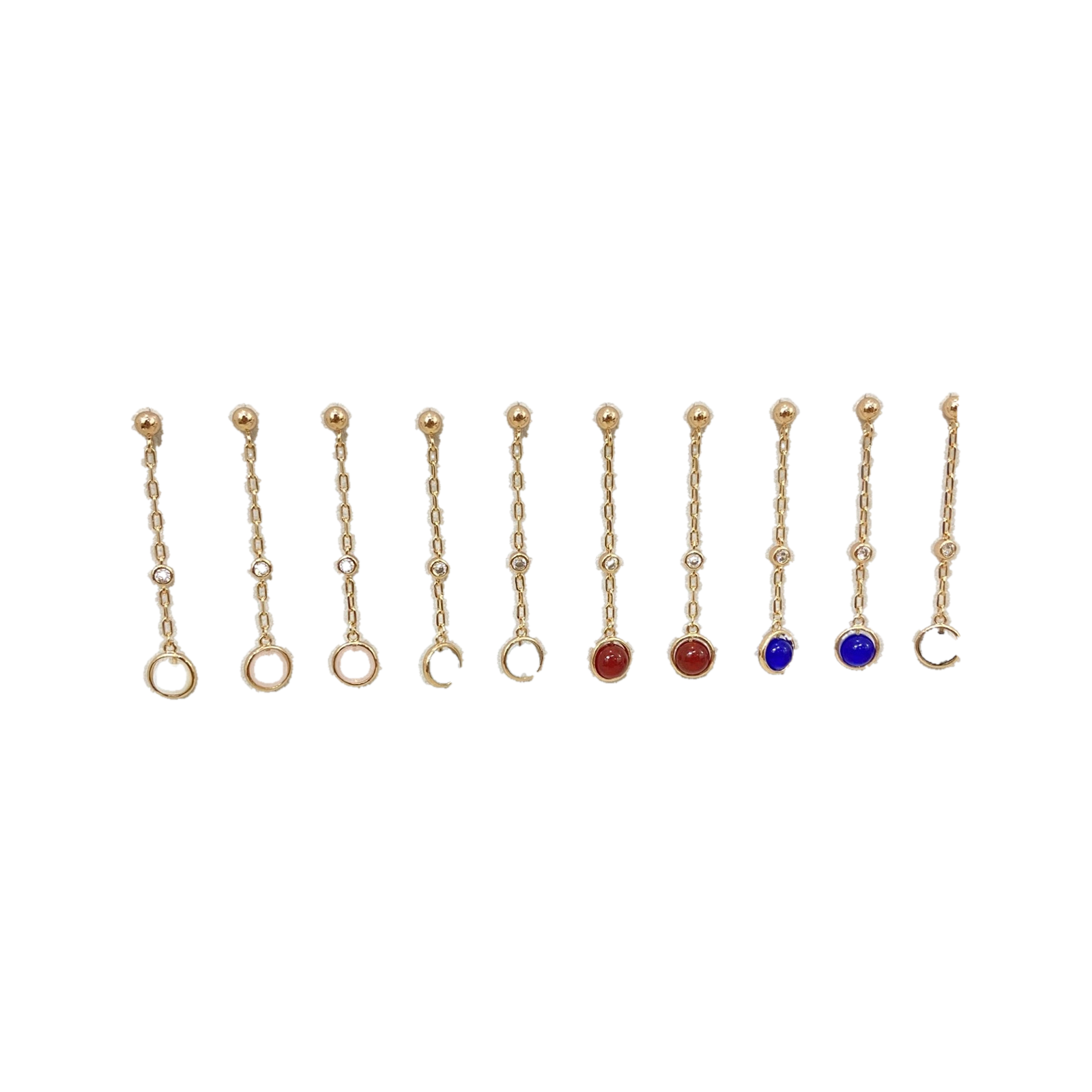 Cartier Amulette de Cartier Diamond and Mother-of-Pearl Drop Earrings product image