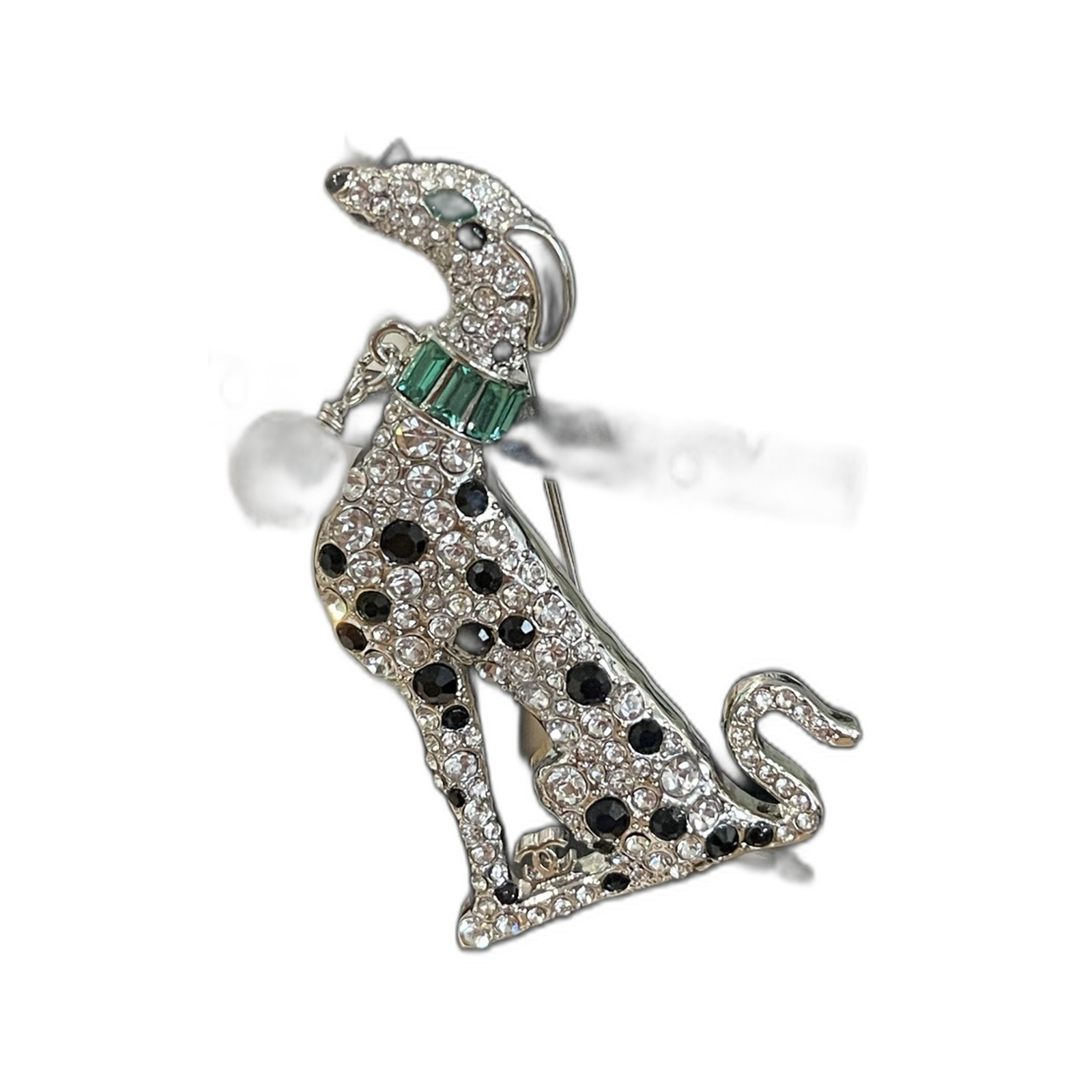Chanel Metiers d'Art 2026 Crystal Dog Brooch with Faux Pearl product image