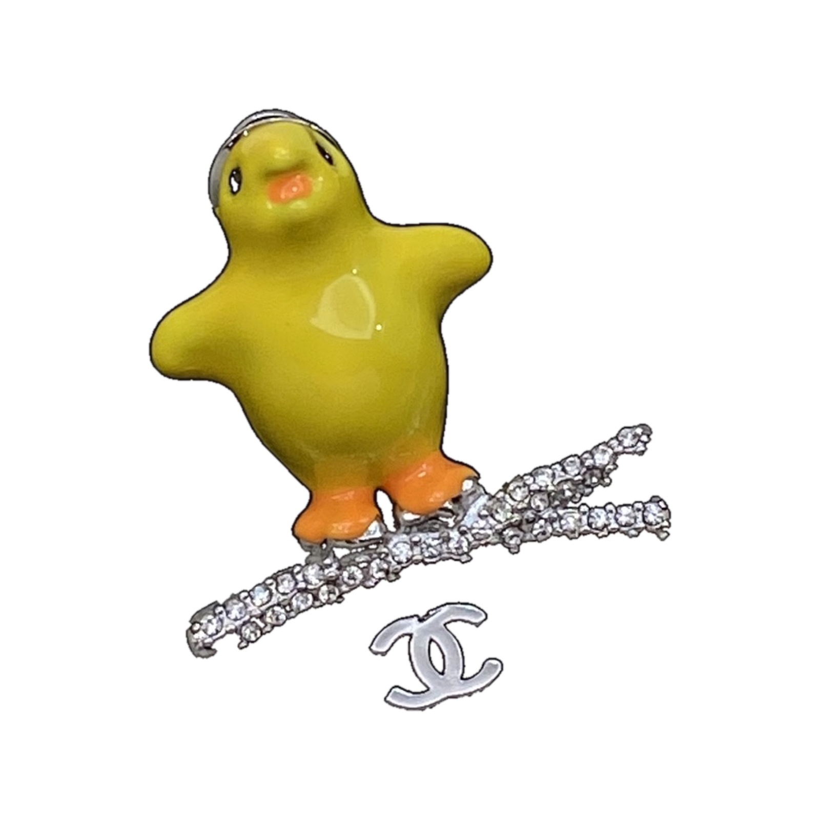 Chanel Spring-Summer 2026 Bird Brooch in Metal, Resin and Diamantes ABH519 B24156 U9487 product image