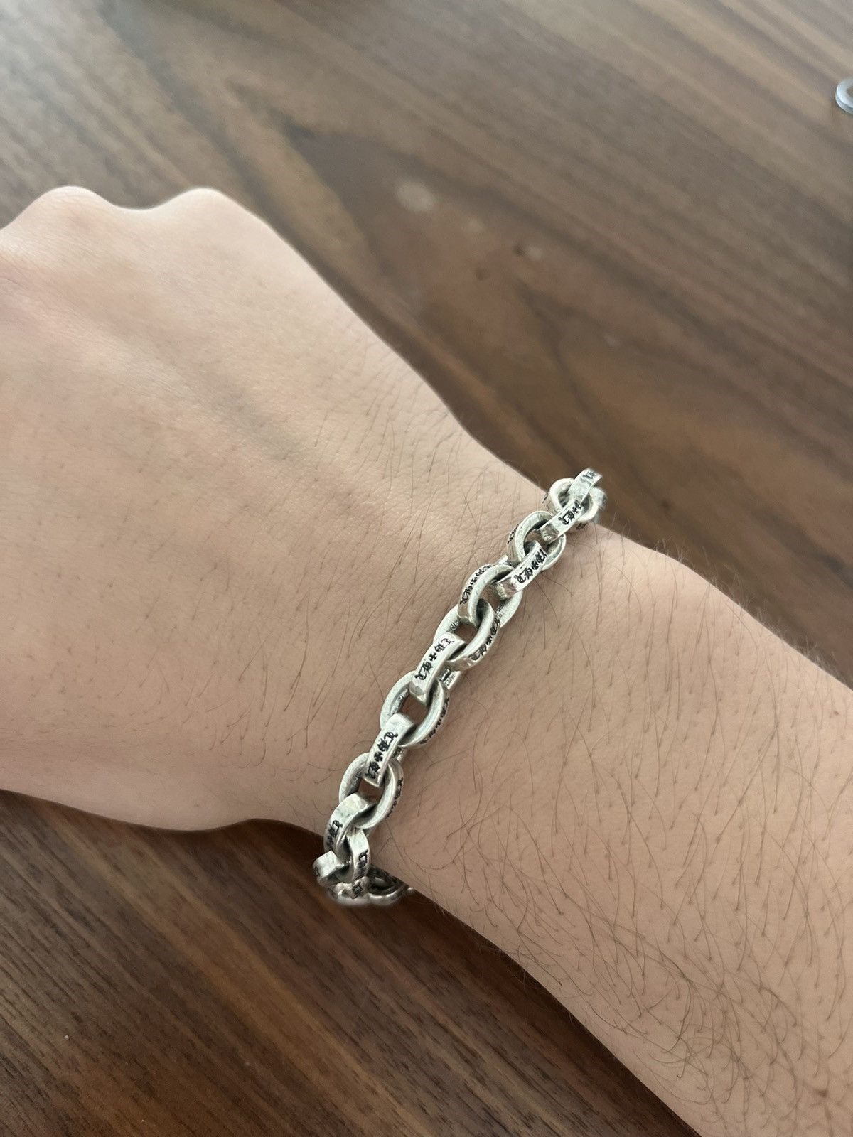 Chrome Hearts Paper Chain Bracelet (Sterling Silver) product image