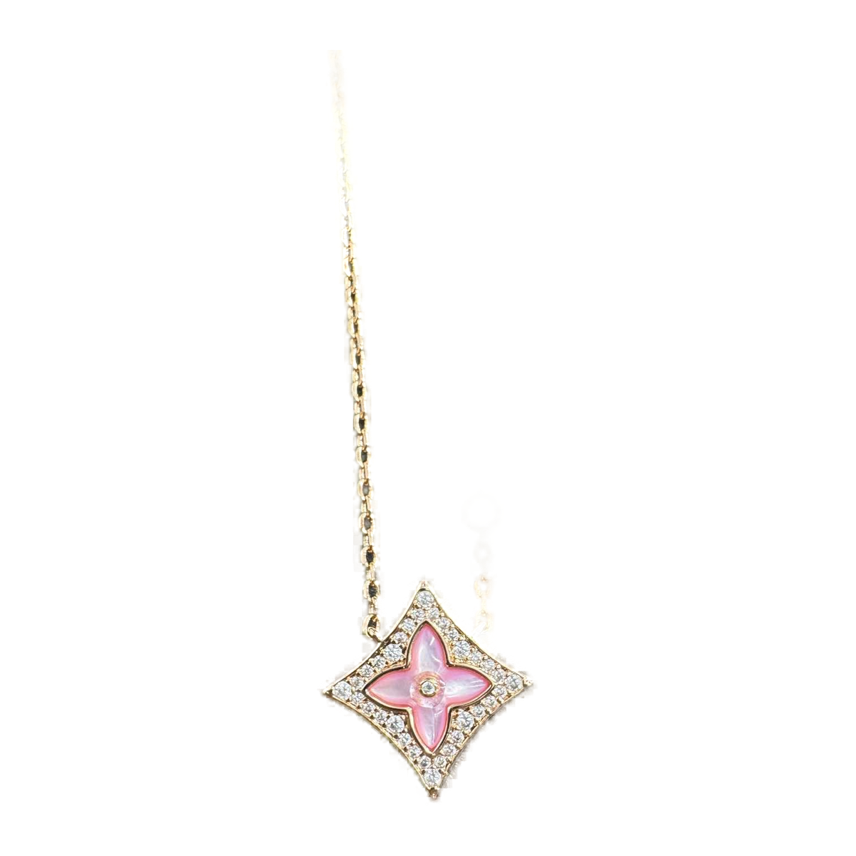 Louis Vuitton Color Blossom Pink Mother-of-Pearl Star Pendant Necklace product image