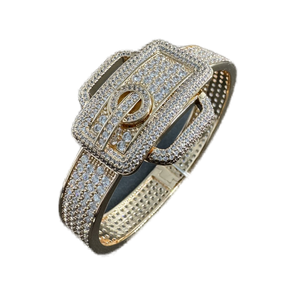 Louis Vuitton Monogram Flower Crystal Gold-Tone Ring product image