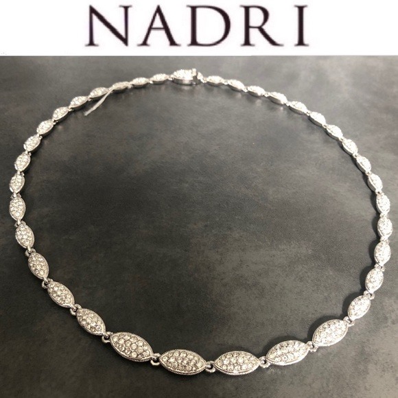 Nadri Cubic Zirconia Sterling Silver Necklace product image