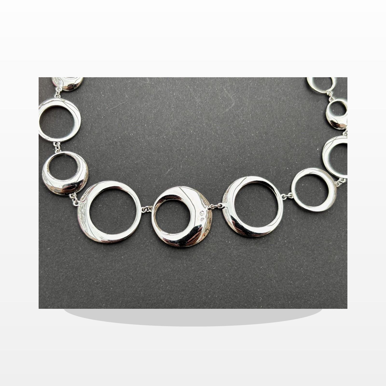 Swarovski Vintage Crystal Necklace (Silver-Tone) detail image 1