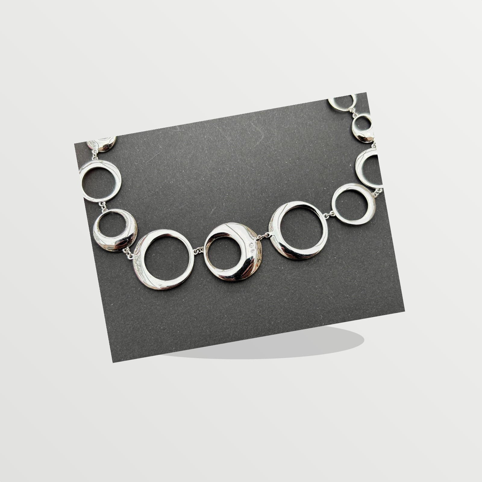 Swarovski Vintage Crystal Necklace (Silver-Tone) detail image 2