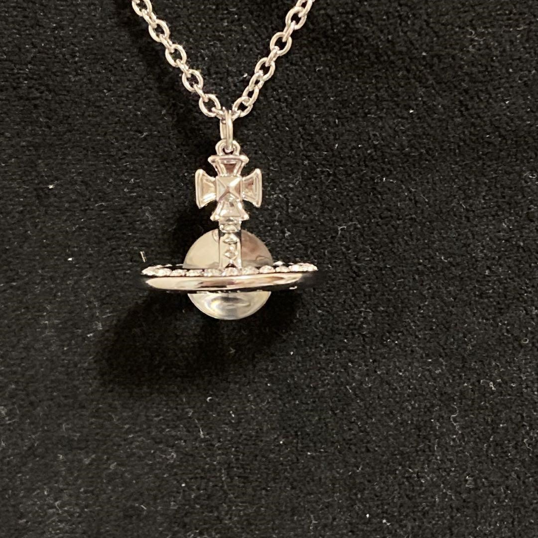 Vivienne Westwood Tiny Orb Necklace (Sterling Silver) product image